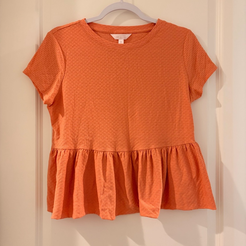 Lauren Conrad Peplum Top